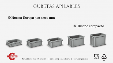 Nueva gama: Cubetas Apilables