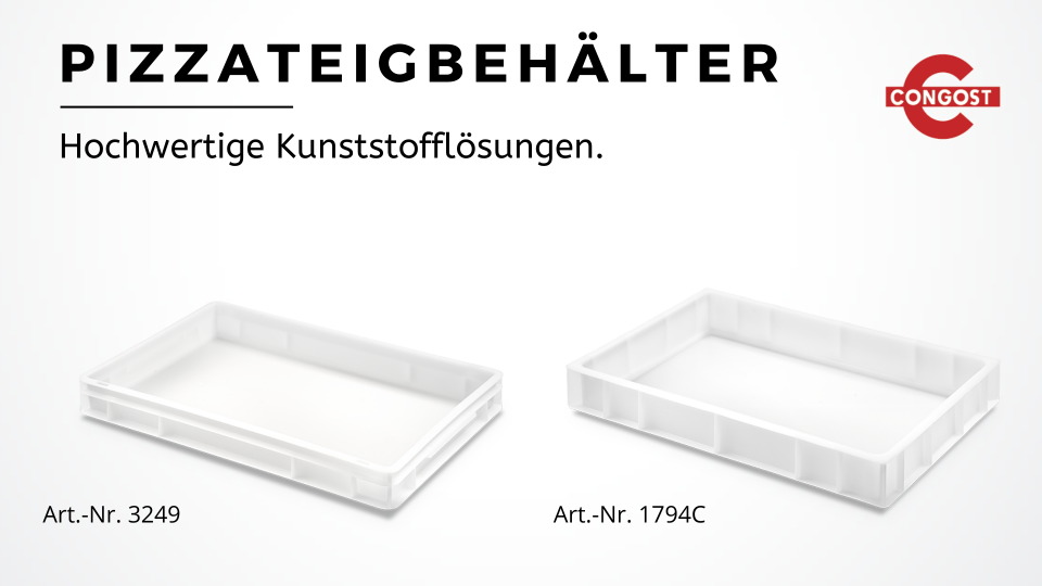 Congost Pizzateigbehälter