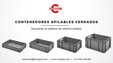 Soluciones de Logística y Almacenaje: Contenedores Apilables Cerrados