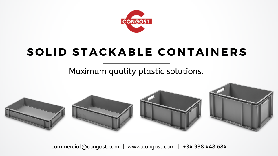 Transport and Storage Solutions: Solid Stackable Containers