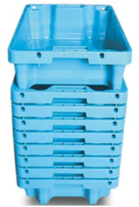 stackable nestable fish container congost